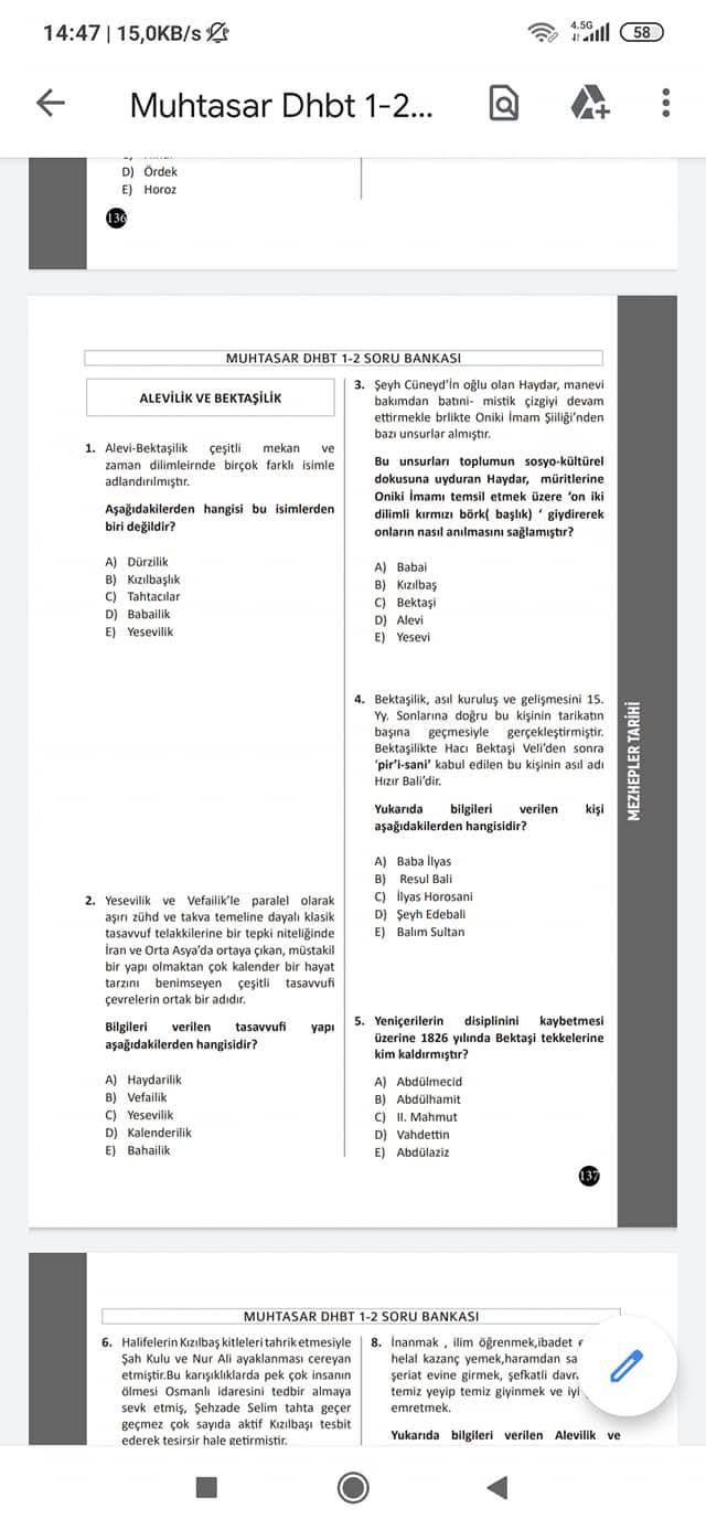DHBT ÖZET NOTU + SORU BANKASI+ ÜCRETSİZ KARGO 