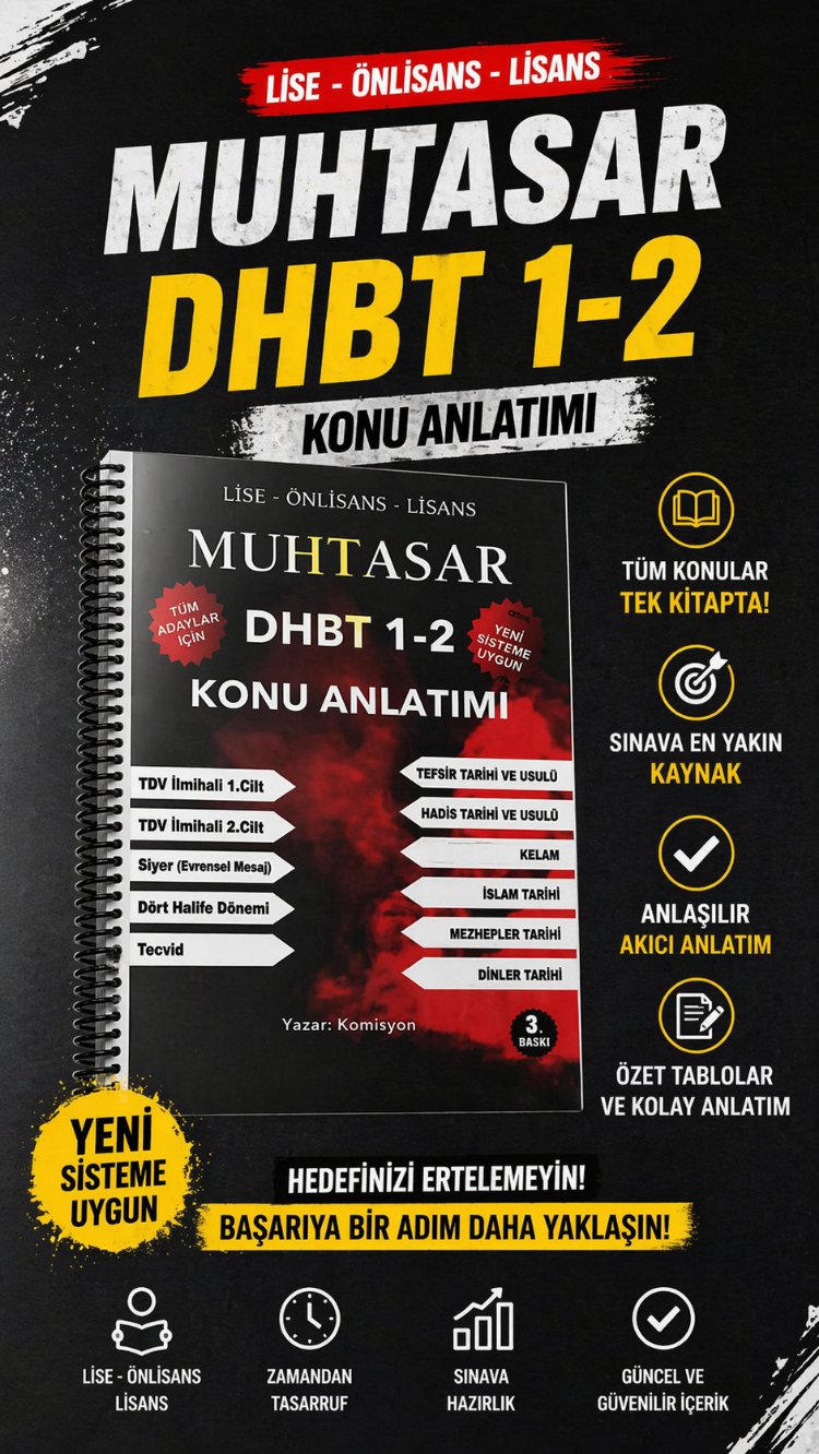 DHBT 1-2 ÖZET KİTABI 