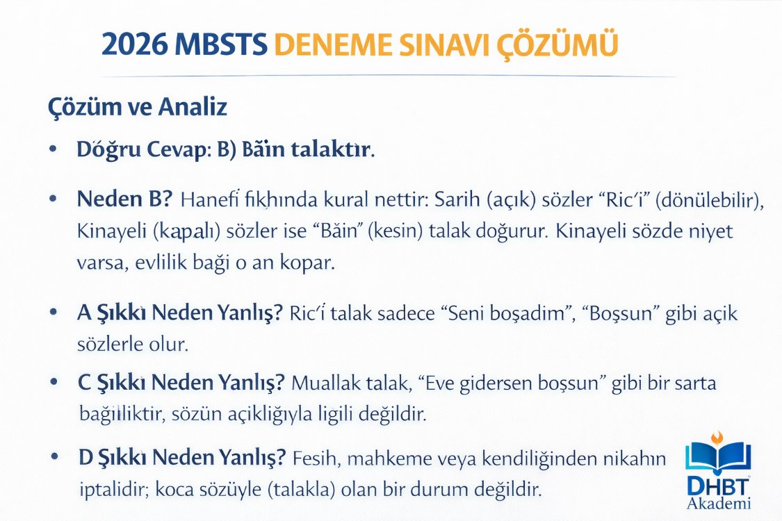 2026 MBSTS ÇÖZÜMLÜ ONLİNE DENEME SINAVI 