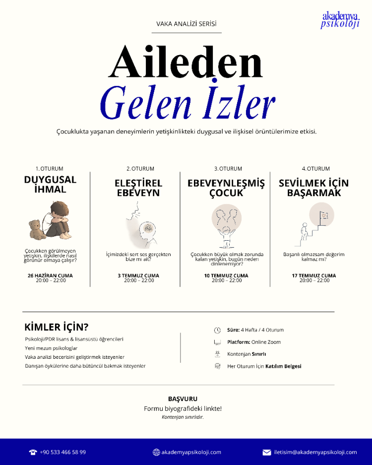 "Aileden Gelen İzler" Vaka Analizi Serisi
