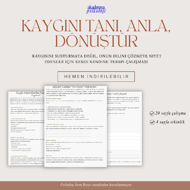 KAYGINI TANI, ANLA, DÖNÜŞTÜR
