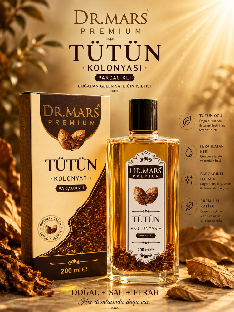 Tütün Parçacıklı Kolonya