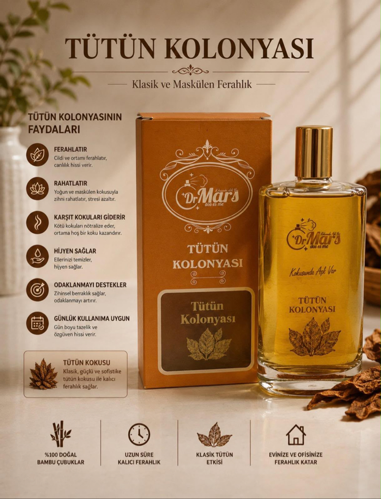 Tütün Parçacıklı Kolonya