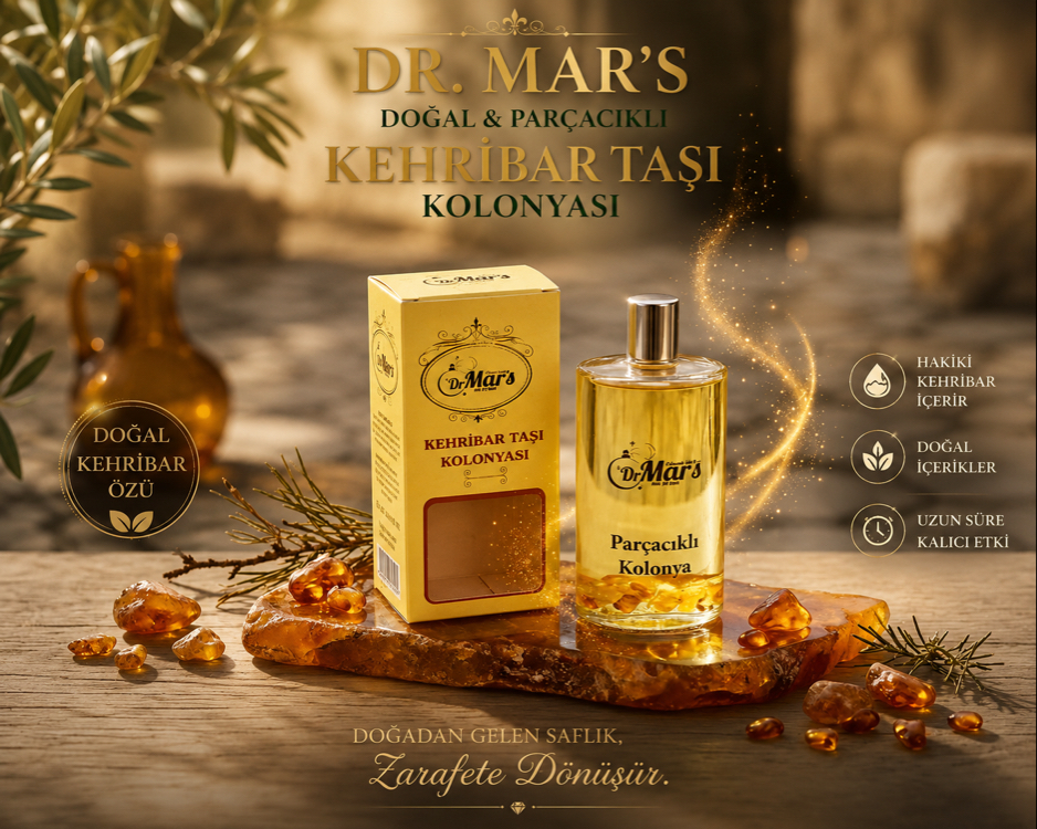 Kehribar Taşı Parçacıklı Kolonya