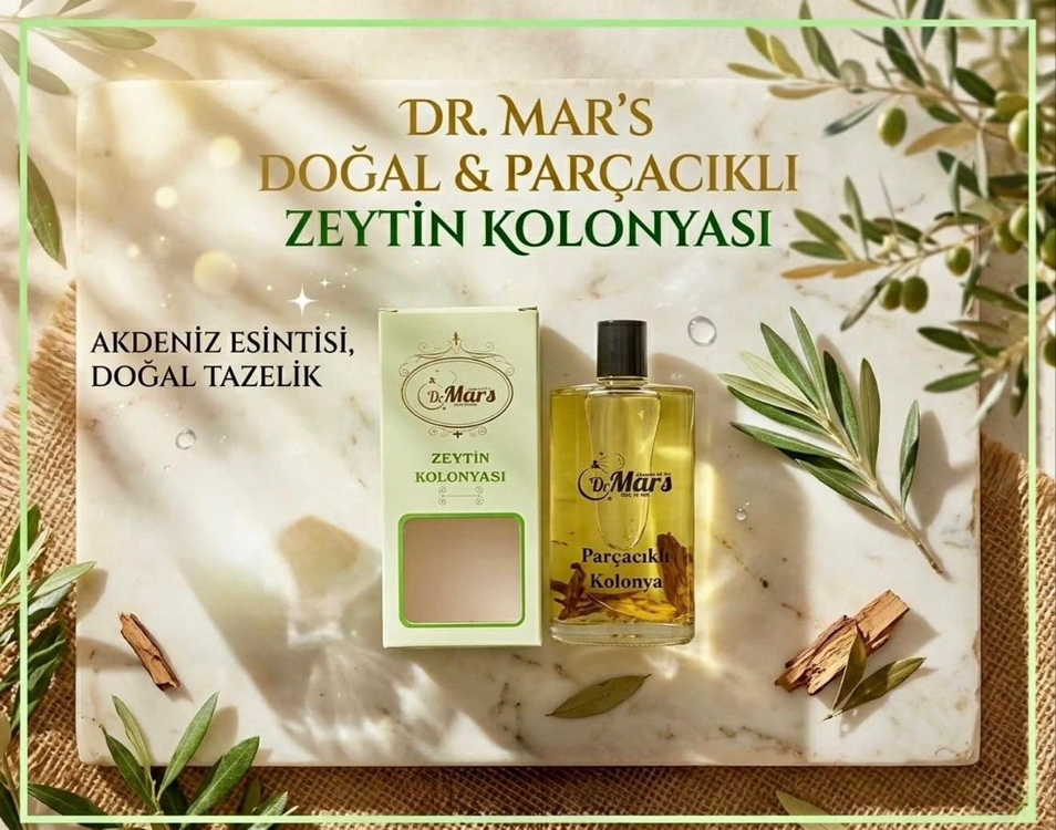 Zeytin Yaprağı Parçacıklı Kolonya