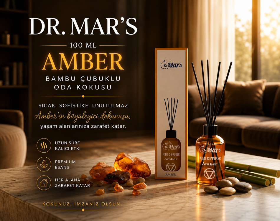 Bambu Çubuklu Oda Kokusu - Amber