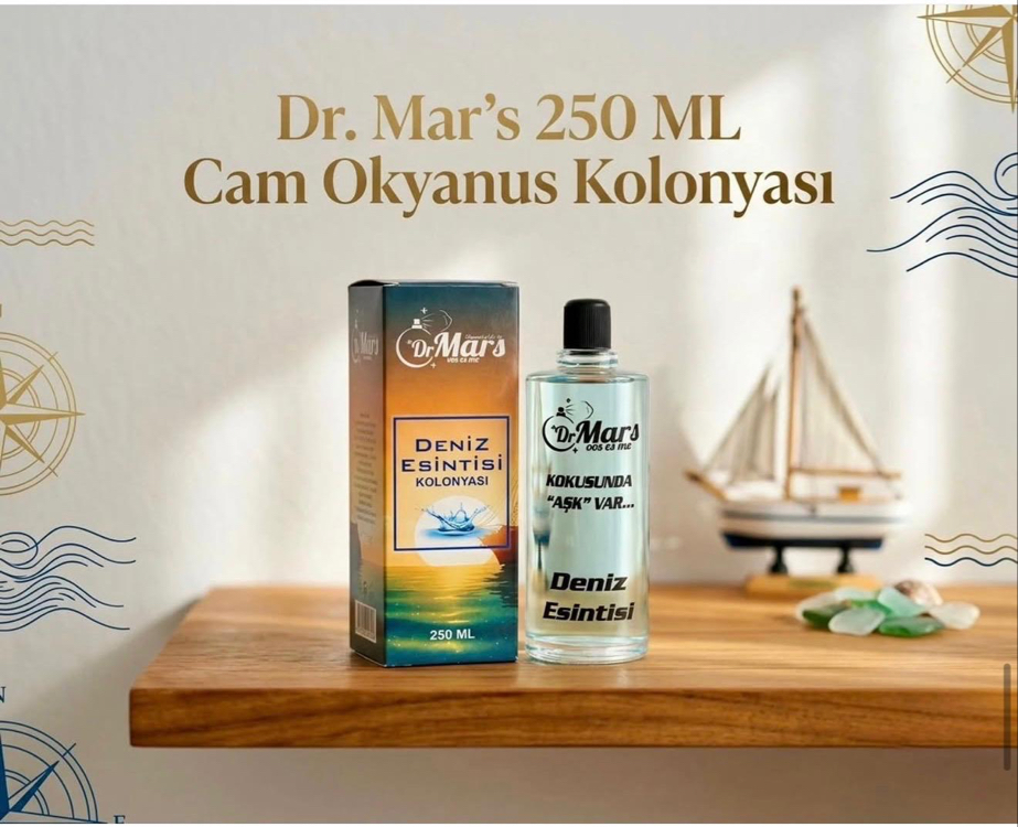 Okyanus Esintisi Kolonyası 250 ml Cam Şişe