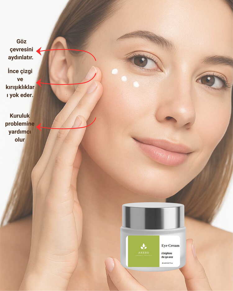 AKERD COSMETİCS Göz Kremi Aydınlatma Besleme Nemlendirici