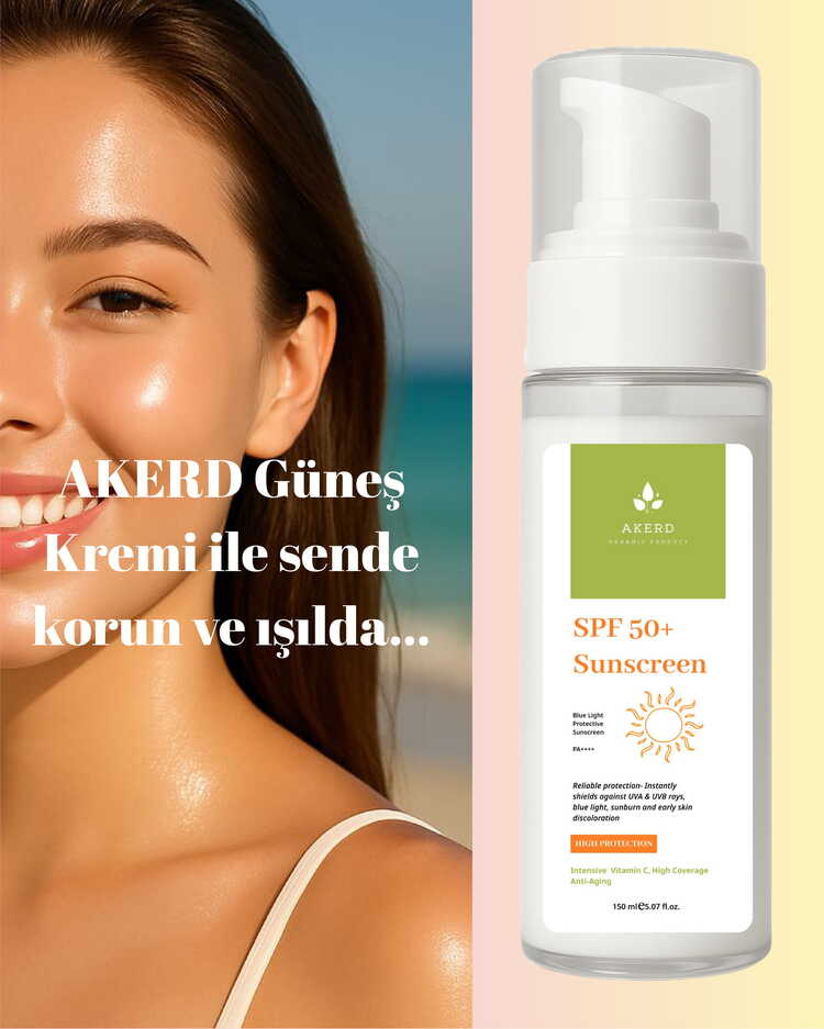 AKERD COSMETİCS Güneş Kremi Günlük koruma Lekeye karşı koruma