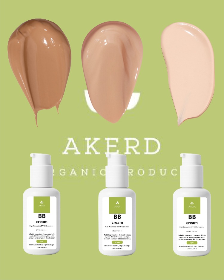 AKERD COSMETİCS BB Krem spf 50 Yüksek Korumalı Akne Leke İzleri Kararma Beyazlatıcı