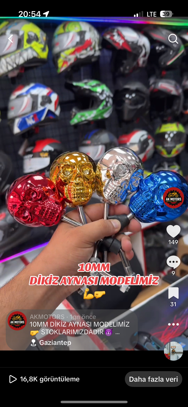 10mm AYNA MODELİMİZ