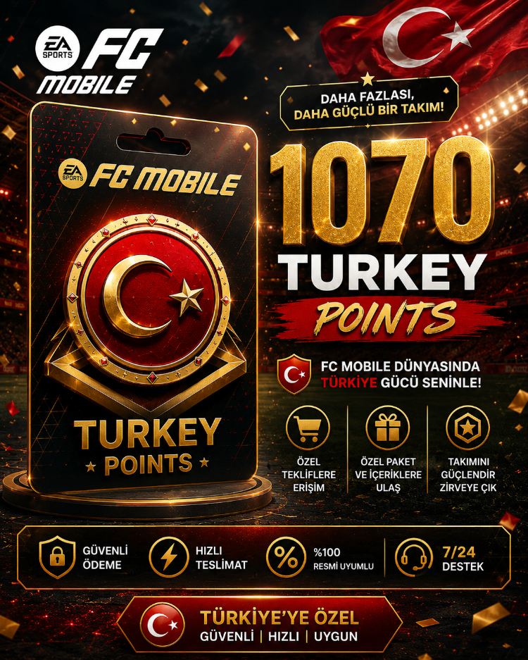 FC Mobile Turkey Points 1070