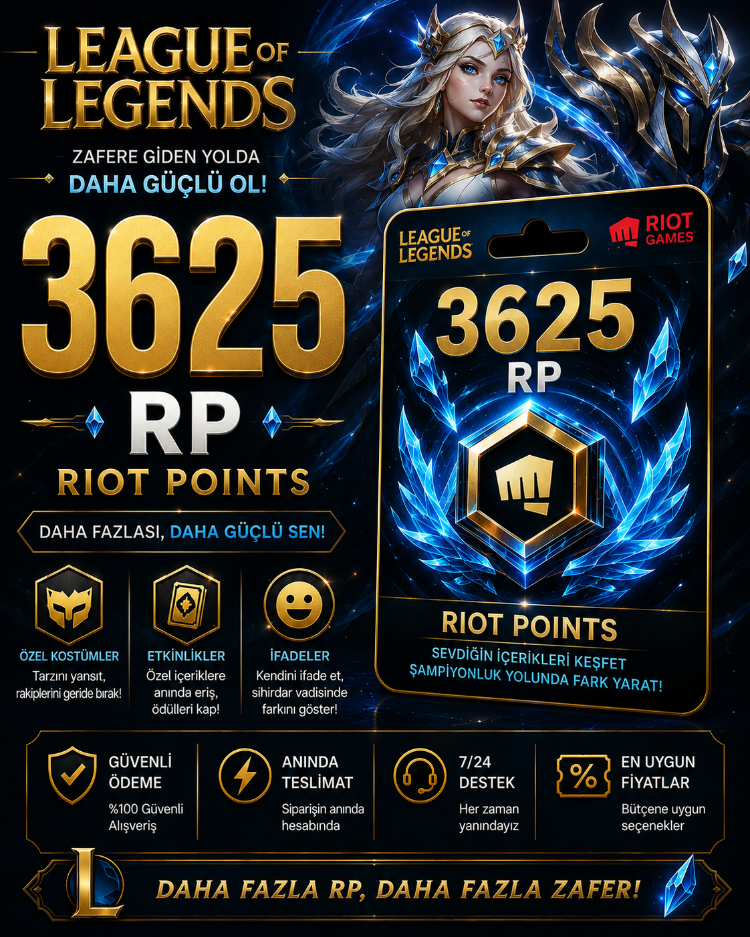 Riot Points 3625 RP
