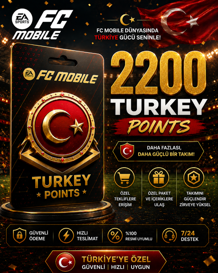 FC Mobile Turkey Points 2200