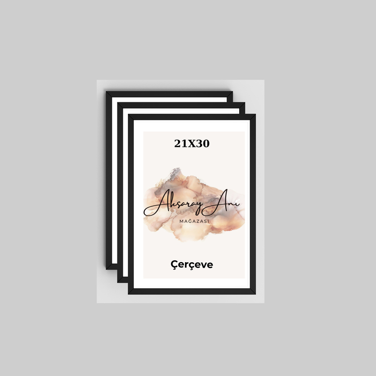 21X30 SİYAH ÇERÇEVE