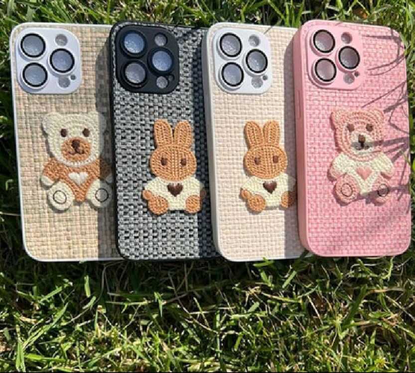Iphone Opus Silikon Nakış Desenli Telefon Kılıfı 