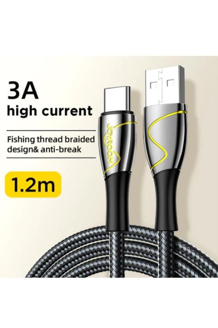 Joyroom 1,2 Mt Usb Lighting Metal Kopmaz Kablo