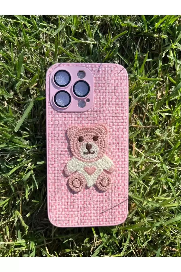 Iphone Opus Silikon Nakış Desenli Telefon Kılıfı 