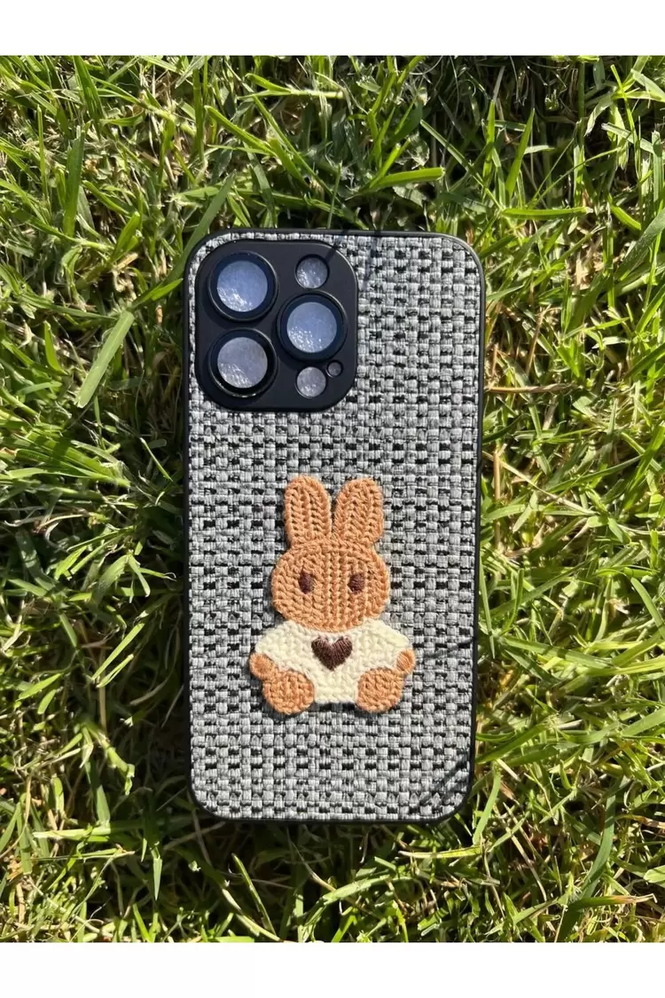 Iphone Opus Silikon Nakış Desenli Telefon Kılıfı 
