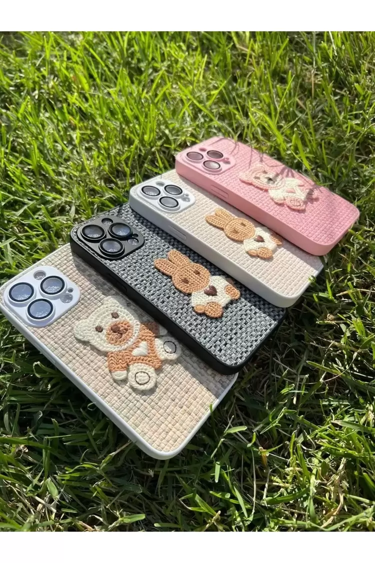 Iphone Opus Silikon Nakış Desenli Telefon Kılıfı 