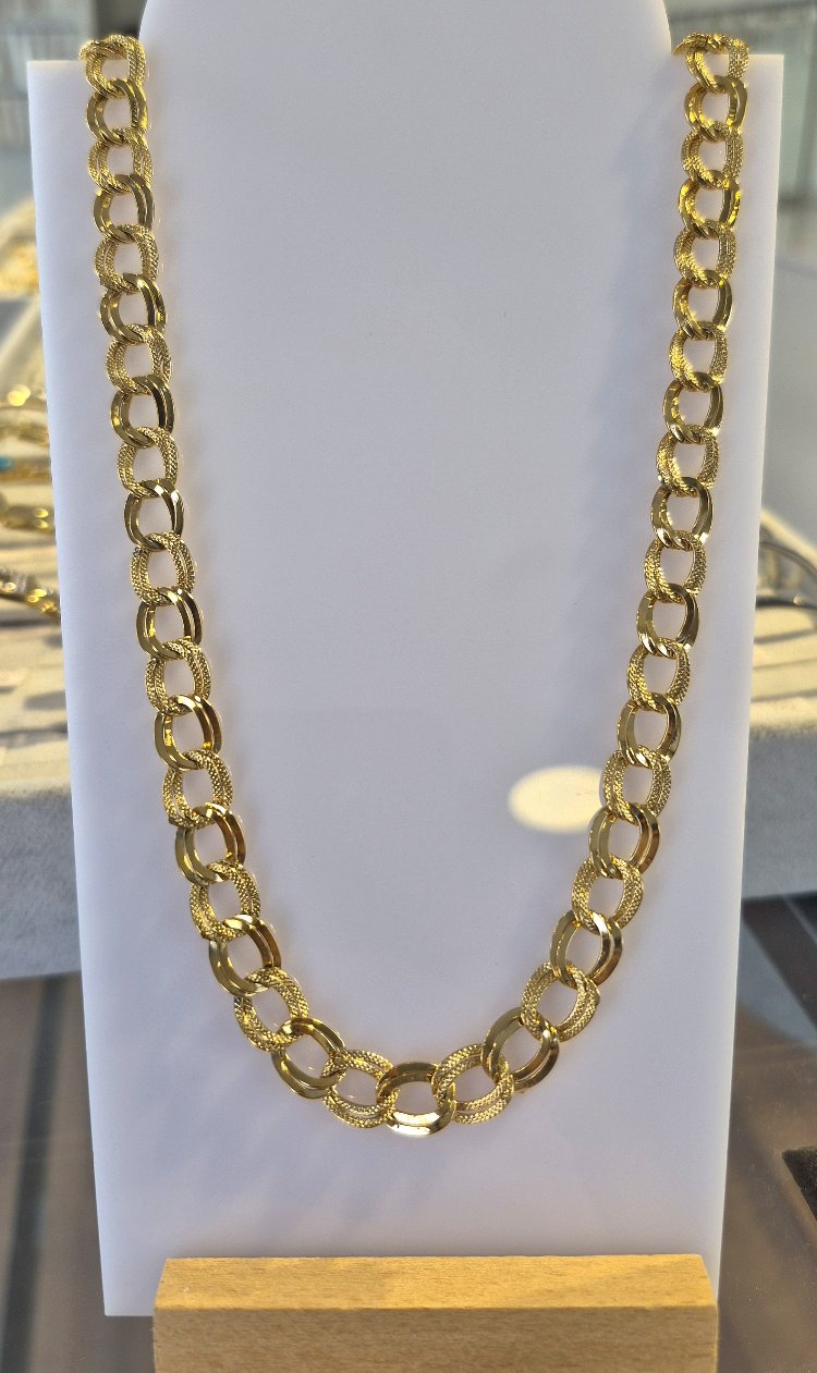 Çelik, Zincir Kolye (Gold Renk)