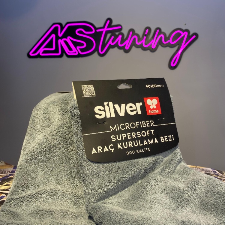 Silver Mikrofiber Kurulama Bezi