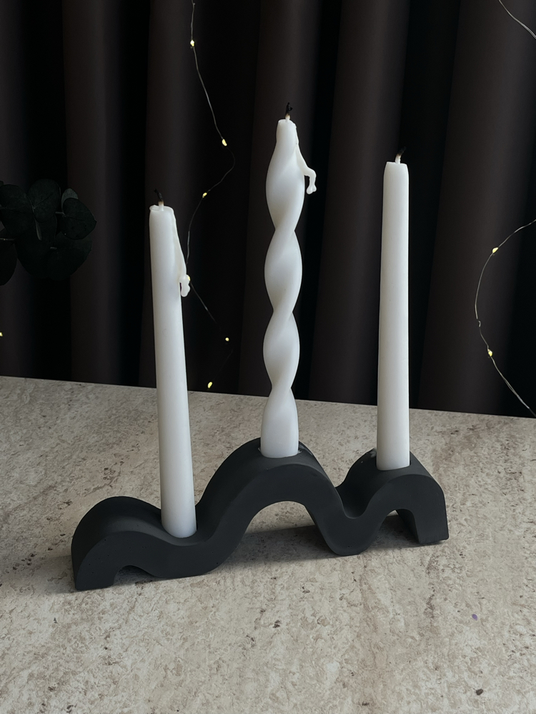 Dalga Model Şamdanlık