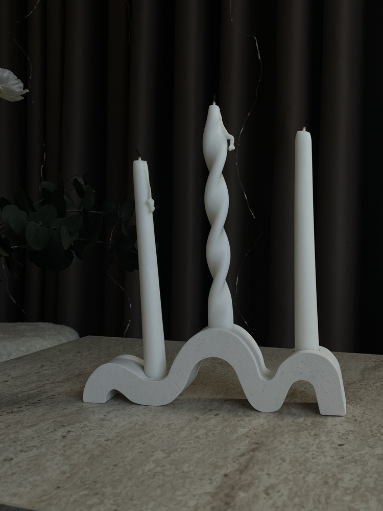 Dalga Model Şamdanlık
