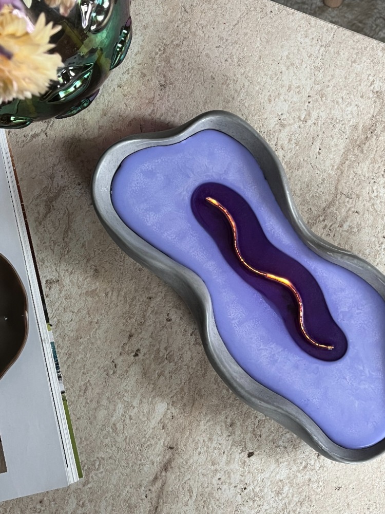 Amethyst Ateş Çukuru Mum