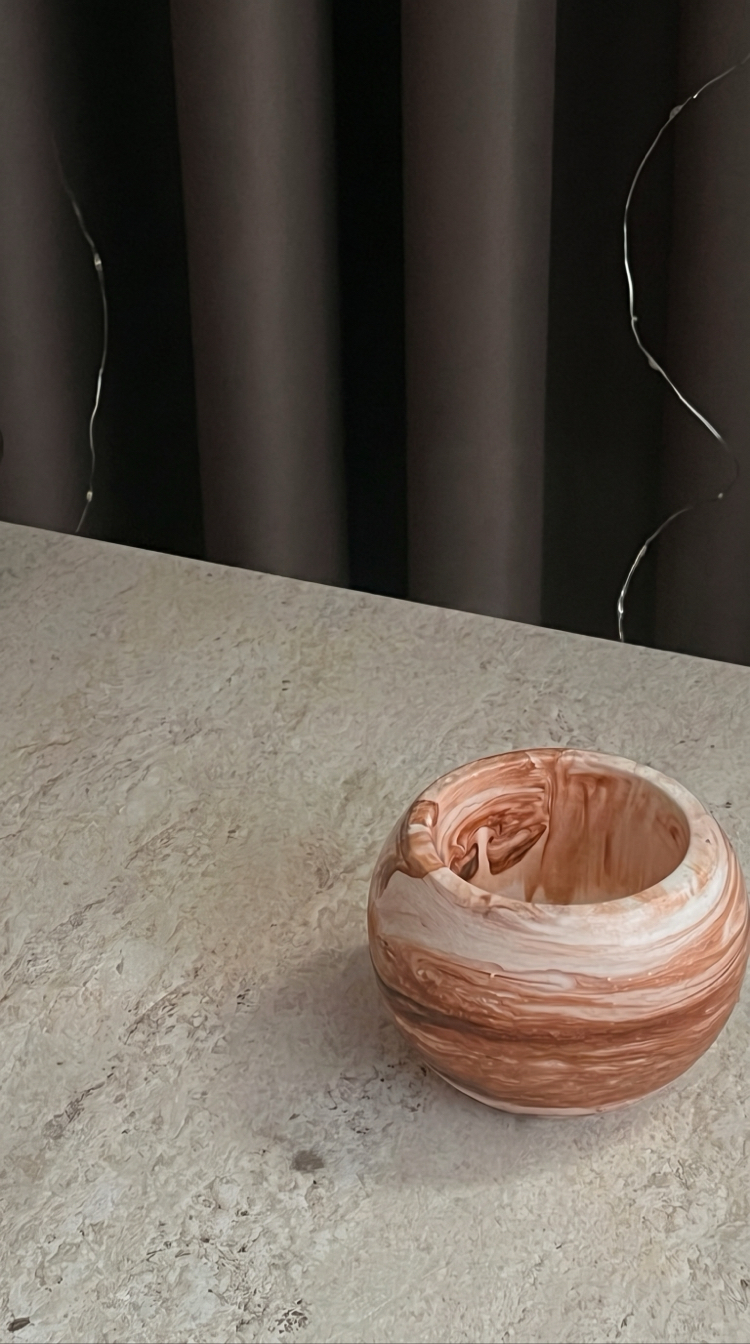 Marble Pure Beton Saksı