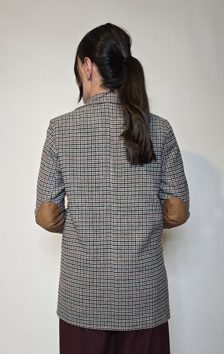 Süet Detaylı Blazer