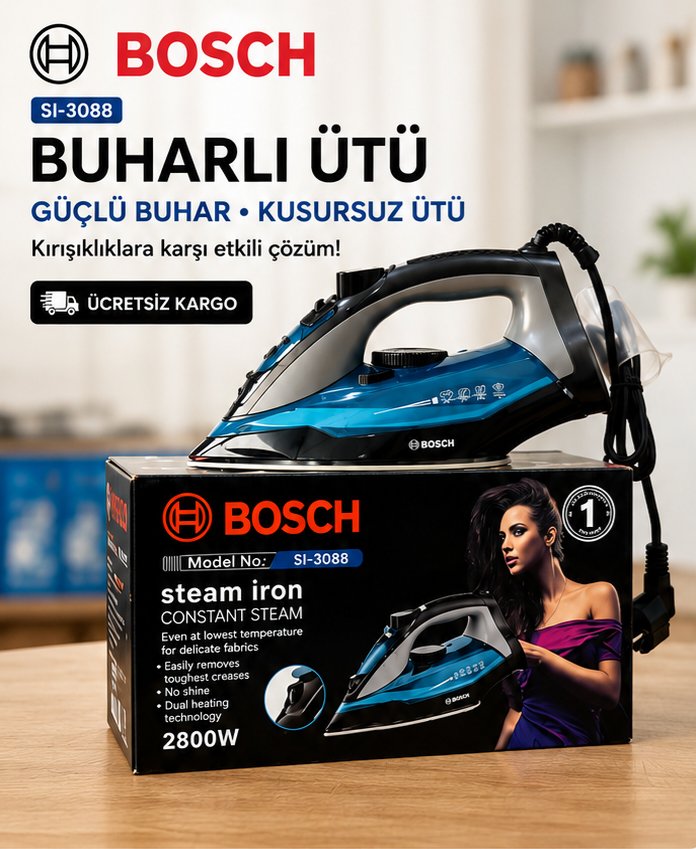 Bosch SI-3088 Buharlı Ütü 2800W