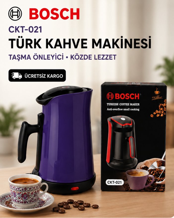 Bosch CKT-021 Türk Kahve Makinesi