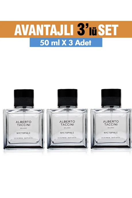 Erkek Parfüm Nyctophile 3'Lü Set 50 ml