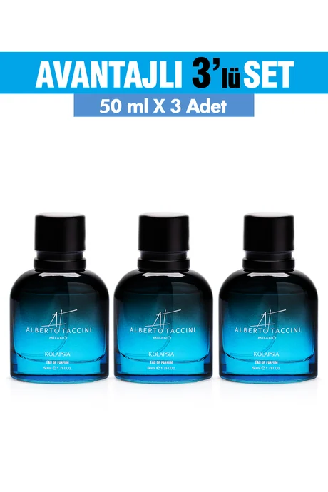 Erkek Parfüm 3'Lü Set Kolapsia 50 ml