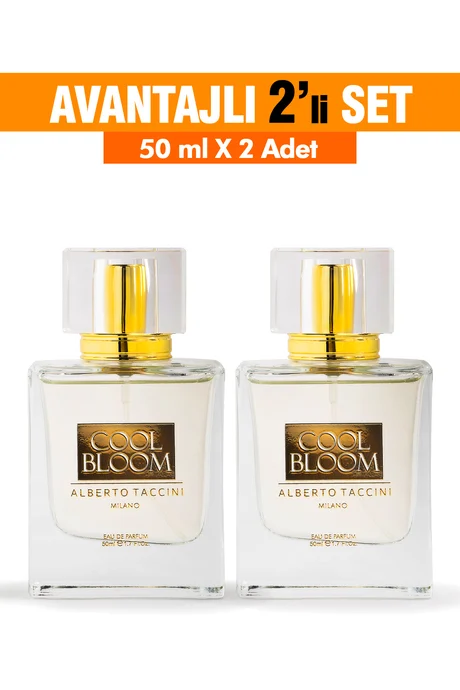 Kadın Parfümü Cool Bloom 2'Li Set 50 ml