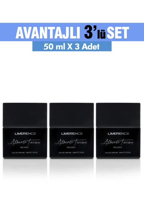 Erkek Parfüm 3'Lü Set Limerence 50 ml