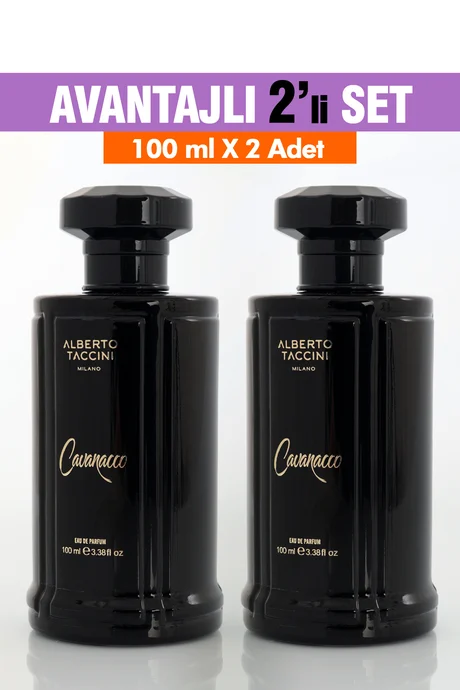 Erkek Parfümü CAVANACCO 2'Li Set - 100 ml
