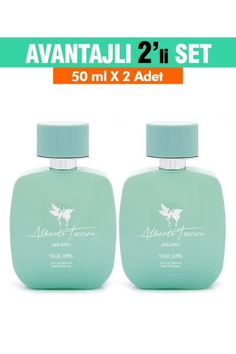 Kadın Parfümü Nice Girl 2'Li Set 50 ml