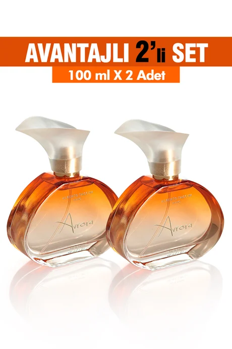 Kadın Parfümü AURORA 2'Li Set  -100 ml