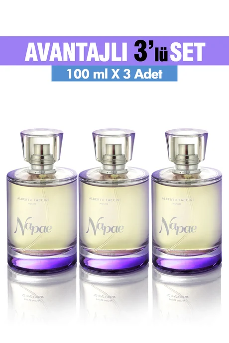 Kadın Parfümü NAPAE 3'lü Set - 100 ml