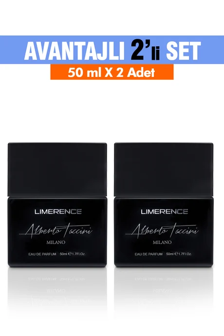 Erkek Parfümü Limerence 50 ml 2'Li Set