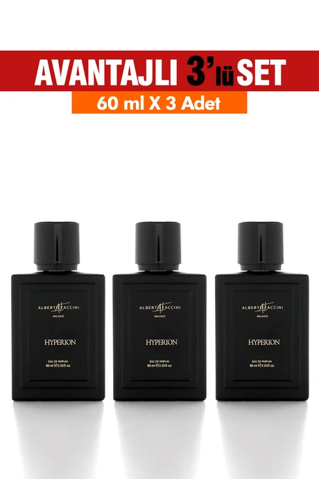 Erkek Parfümü Hyperion 3'Lü Set 60 ml