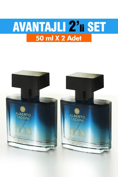 Erkek Parfümü Sentinus 2'Li Set 50 ml