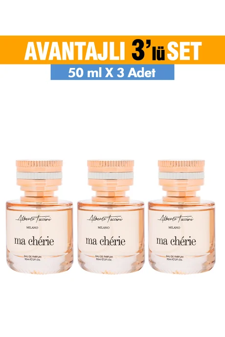Kadın Parfümü Ma Chérie 3'Lü Set 50ml