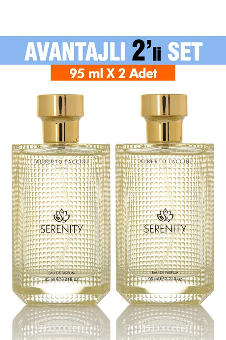 Kadın Parfümü SERENITY 2'Li Set i - 95 ml