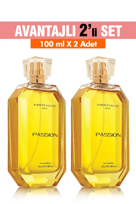 Kadın Parfümü PASSION 2'Li Set - 100 ml