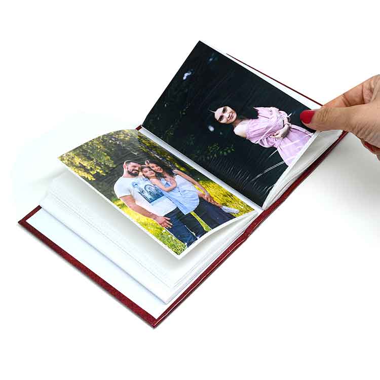 Fotoğraf Albümü Deri Görünümlü 96'lık 10x15cm Lacivert