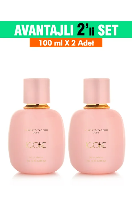 Kadın Parfümü ICONE 2'Li Set - 100 ml