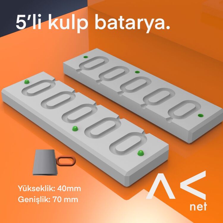 5'li Kulp Batarya